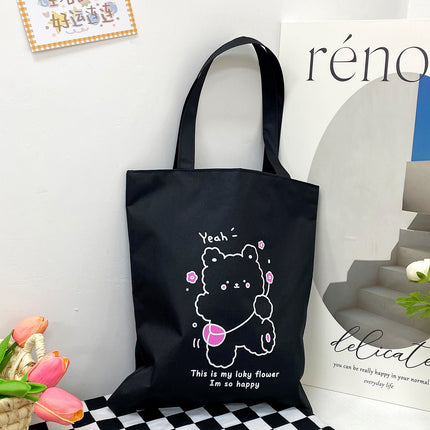 Factory wholesale 2023 new large capacity ladies shoulder handbag Oxford cloth gift bag cartoon cute