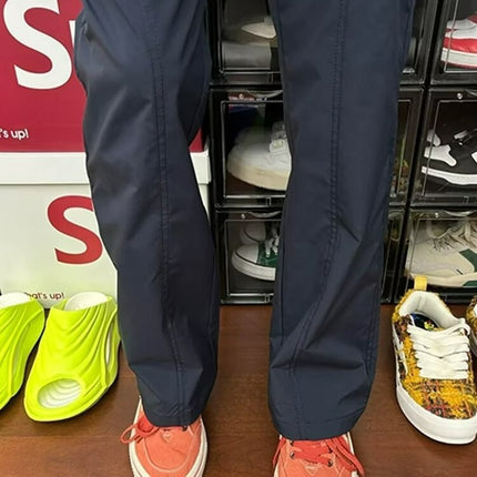 American-Style Cleanfit Scimitar Cargo Pants for Men, Spring and Autumn Straight Loose Cut Scimitar Casual Long Pants