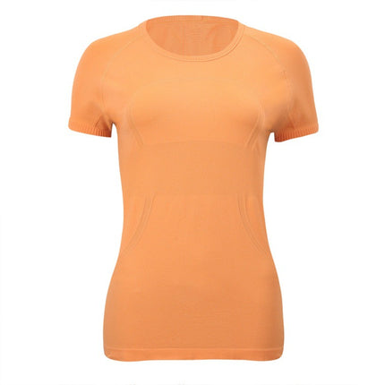 Lulu Original Standard Tech Short-Sleeved 1.0 Breathable Round Neck Women's Slim Sports Top Running Training T-Shirt Yoga Wear