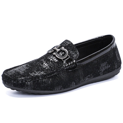 Men's Shoes Summer New Doug Shoes All-match Wear-resistant Soft Bottom Soft Leather Shoes Trendy Fashion Business Shoes Men's Shoes