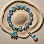Ad09 blue octopus bracelet