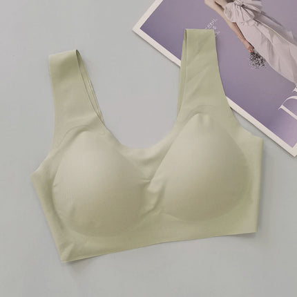 Guo Lian Silk Non-marking Fit Bra Mulberry Silk Non-steel Ring Thin Underwear Beauty Back Underwear plus size