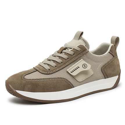 Men's Shoes 2025 Spring New Sports Casual Shoes Men's Versatile Trendy Thick-Soled Training Jogging Shoes