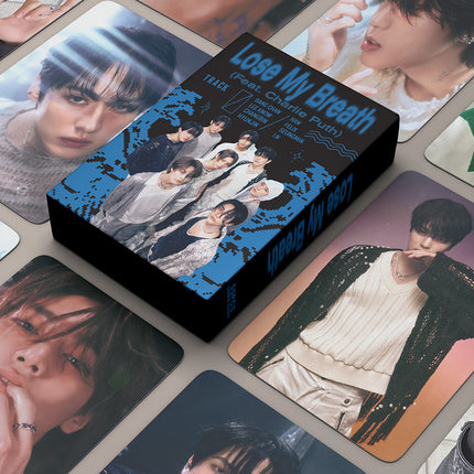 Korean Star 55 Boxed Small Cards Stray (g) I-Dle Ive Ateez Collection Lomo Cards Cross-Border