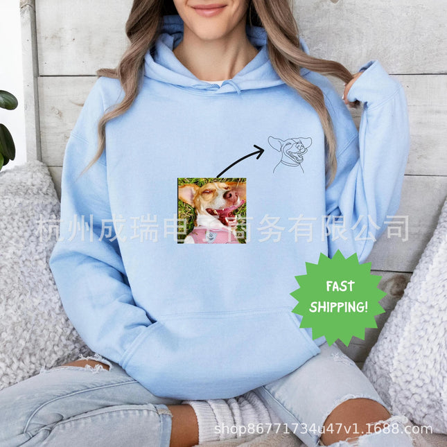 Cotton Hoodie Pullover Sweatshirt Unisex / Sweat à Capuche Coton Unisexe Toutes Saisons