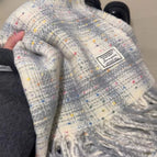 Rainbow doudou chic plaid - off-white