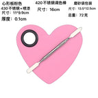 Pink Heart Plate/Set