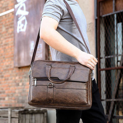 Men's Bag Handbag Shoulder Bag Travel Men's Bag Briefcase Business Computer Bag Men's Crossbody Bag Business Wallet