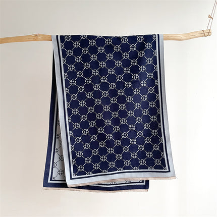 Scarf Women's Winter High-end Imitation Cashmere Office Air Conditioning Shawl All-match Trendy Brand Outer Thickened Warm Scarf