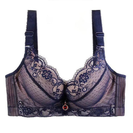 Bra 45-150kg with Steel Ring Large Size Intimates for Women, Medium Thick, Large Breasts, Non-Slip, Upper Support, Anti-Sagging, Gathering and Auxiliary Breasts