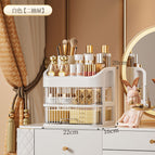 Three-layer storage box [white]]