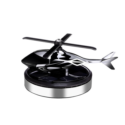 Solar rotating helicopter car ornaments aircraft aromatherapy center console cross-border car odor removal perfume supplies