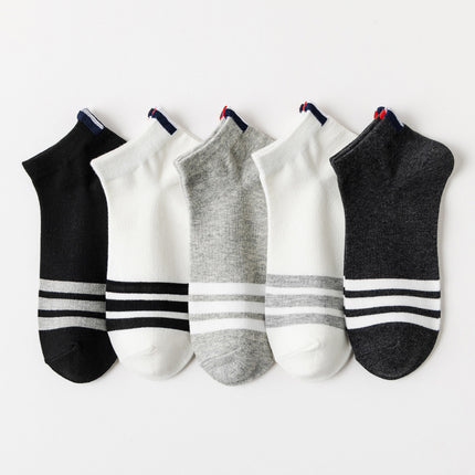 One-Piece Drop-Shipping Men's and Women's Four-Season Anti-Odor and Sweat-Absorbent Short Socks Disposable Socks Men's Welfare Cotton Socks