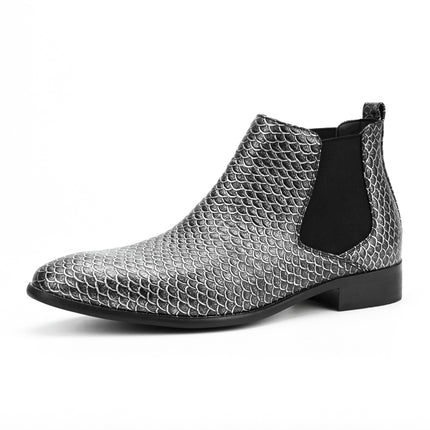Men's Chelsea Boots Small Square Toe Men's Shoes All-match Fashion Men's Ankle Boots