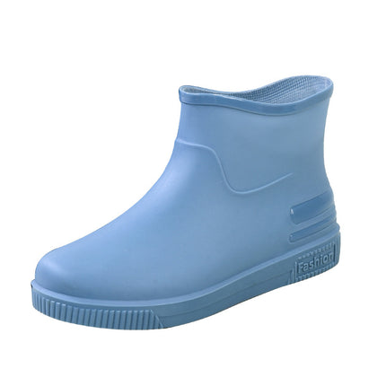 Fashion Rain Boots, Water Shoes for Women, Adult Warm Water Slip Plus Velvet Kitchen Short Rubber Shoes, Rain Boots, Overshoes, Water Boots Wholesale