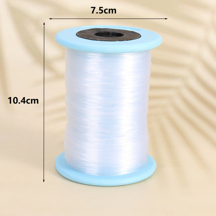 Crystal Non-Elastic Large Roll Fishing Line, Transparent Fishing Thread, Special Thread for Stringing Beads, DIY Jewelry Accessories, Handmade Beading Thread