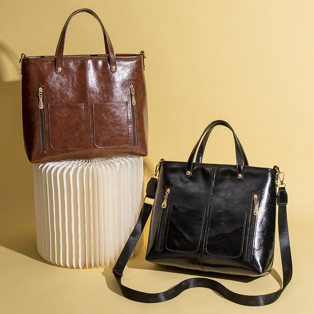 Bags for Women 2025 New European and American Fashion Shoulder Bag Women's Large Capacity Retro Ladies Tote Bag Simple Crossbody Bag
