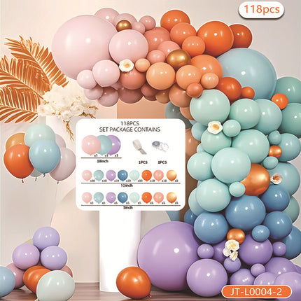 Balloon Chain Arch Set Scene Layout High-End Atmosphere Opening Birthday Party Decorations Anniversary Package