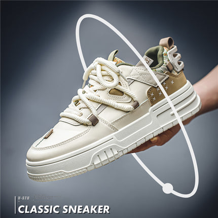 Four Seasons Shoes Autumn New Fashion Youth Trendy Student Board Shoes Breathable Casual Trendy All-match Men's Board Shoes in stock