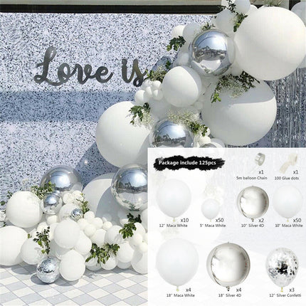 Cross-border Amazon Balloon Chain Arch suit New Birthday Decoration Wedding Room Wedding Balloon Scene Decoration Wholesale