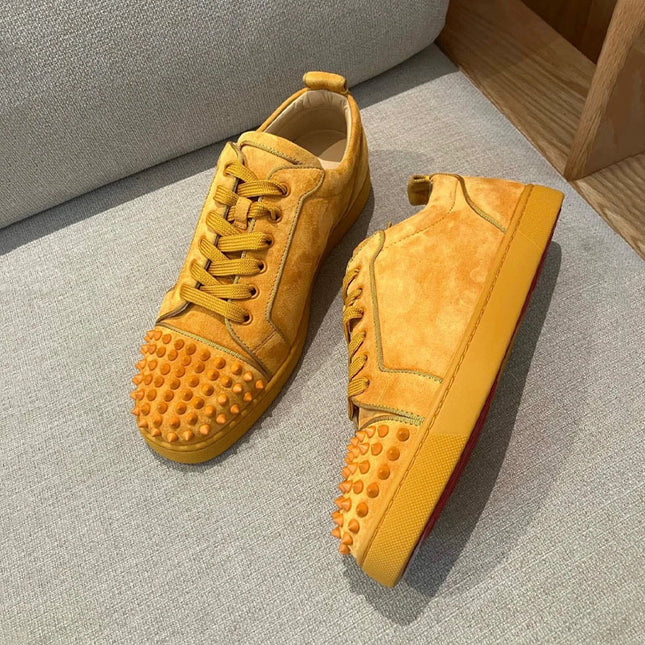 Cl European Casual Men's Sneakers Trendy Brand Sports Shoes Suede Hip-Hop Rivet High-Top Suede Cross-Border Hot Style