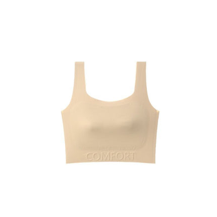 Popular Paper-Thin Women's Bra with Large Breasts, Slimming, Auxiliary Breast Reduction, Anti-Sagging, Large Size Corset, Seamless Invisible Vest Bra Cotton