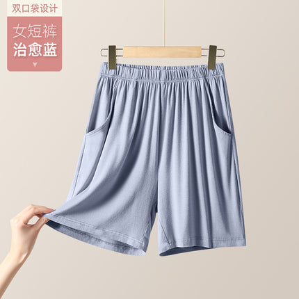 Summer Women's Modal Pajama Pants Home Pants Outwear Shorts Five-point Pants Loose Thin Sports Mid-waist New Style