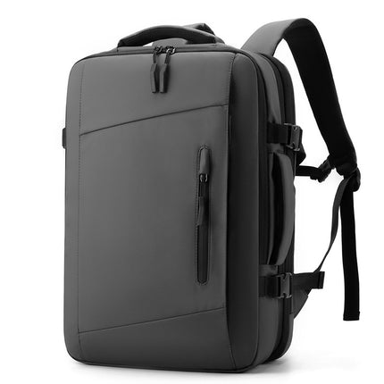 Cross-border New Men's Backpack Travel Bag Expanding Business Bag Large Capacity Backpack Short-distance Business Travel Computer Bag