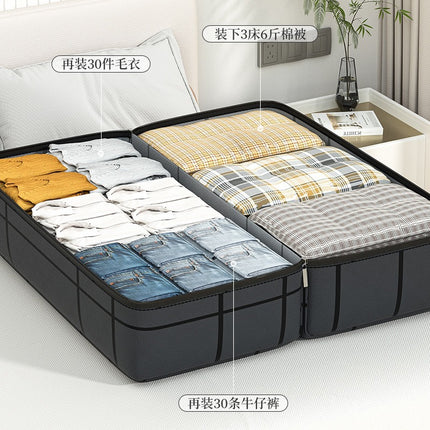 Clothing Storage Bag Quilt Moving Travel Oxford Cloth Waterproof Extra Large Capacity Cross-Border Striped Quilt Bag Portable