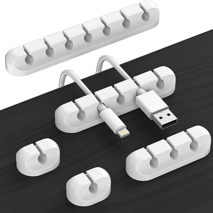 New desktop charging data cable holder multi-port creative storage wire silicone cable organizer hub