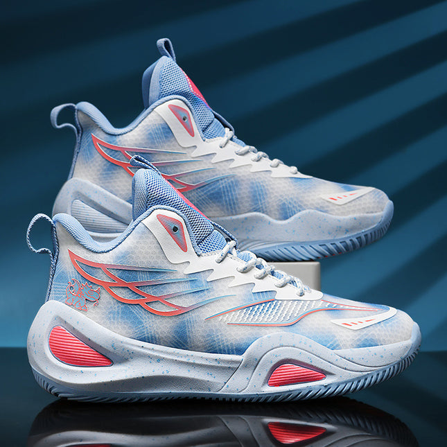 Cross-Border Popular Mesh Basketball Shoes, Non-Slip, Wear-Resistant, Shock-Absorbing, Professional Practical Game Shoes for Men and Women, Couple Models 880