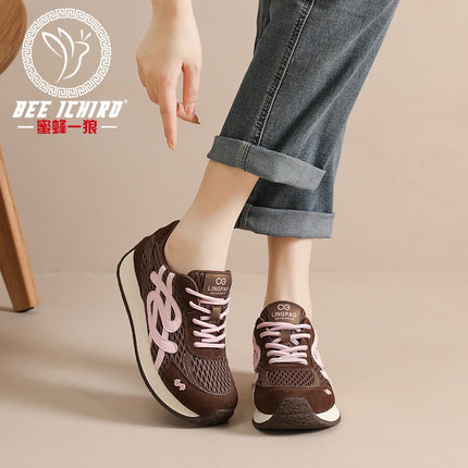 Bee Wolf Flagship Store German Training Shoes Women's Autumn/Winter New Retro Super Popular Forrest Gump Shoes Versatile Sports Casual Women's Shoes