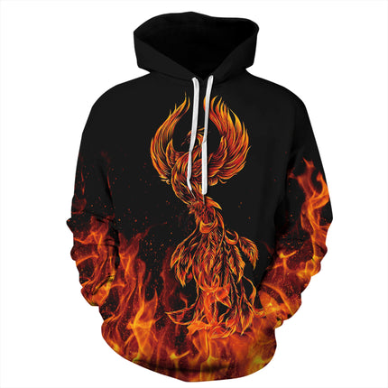 Cross-Border European and American Amazon Men's Animal Scorpion Pullover 3D Digital Printing Hoodie Long-Sleeved Jacket Sweatshirt