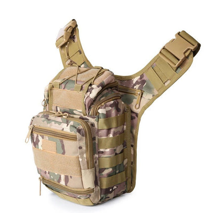 Cross-Border Plover Saddle Bag, Cross-Border Outdoor Multi-Functional Tactical Crossbody Bag, Military Fan Cycling Camera Bag, Camouflage Cycling Bag