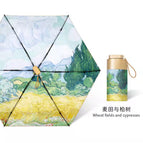 Bian 40% off】wheat fields and cypress trees-color glue