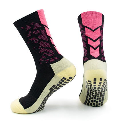 Spring and Summer Adult Professional Football Socks, Training Non-Slip Socks, Towel Bottom Sports Socks, Mid-Tube Dotted Socks, Factory Wholesale