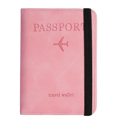 2025 Cross-border PU Leather Card Holder Passbook Holder Travelwallet Multi-function Certificate Bag Batch