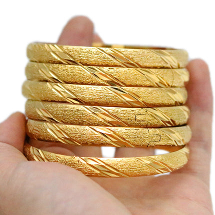 Wholesale cross-border Xiyin TEMU men's and women's 8mm Vietnam sand gold buckle open car flower bracelet vacuum plating color retention