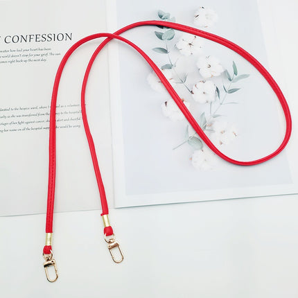New Crossbody Bag with Mobile Phone Lanyard Diy Women's Bag Replaceable Strap Simple All-match PU Leather Shoulder Strap Wholesale