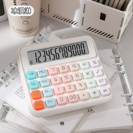 Voice Calculator High Color Value Gradient Portable Computer 12-Bit Large Screen for Office Examination
