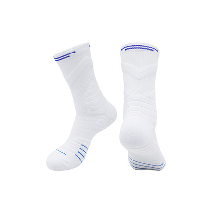 Autumn and Winter Professional Towel Bottom Elite Basketball Socks for Adults and Children Sweat-Absorbent High-Top Men's Thickened Sports Socks Wholesale