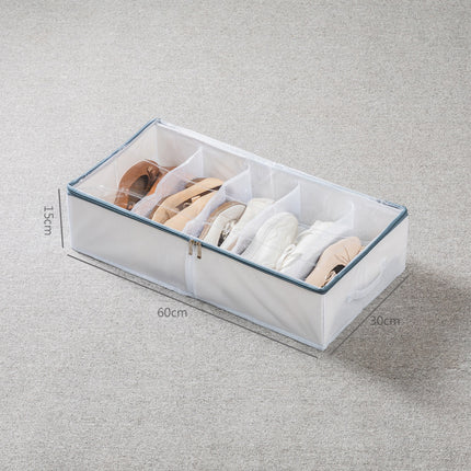 Shoe Box Storage Box Transparent Household Shoe Cabinet Shoe Box Space-saving Bed Bottom Shoe Box Dormitory Shoe Storage Artifact