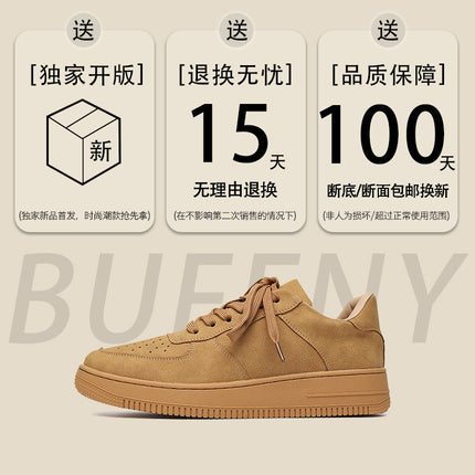 Couple's National Trend Retro Fashion Low-Top Sneakers 2026 Spring New Air Force Outdoor Work Shoes for Men