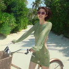 Green blouse / S