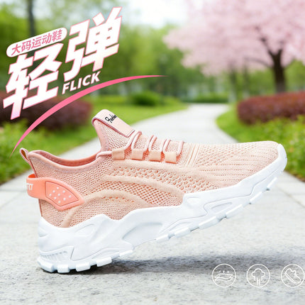 Women's Shoes Spring Popular New Foreign Trade Running Shoes Mesh Breathable Retro Thick-Soled Forrest Gump Shoes Korean Style Sneakers