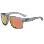 Transparent gray frame red film
