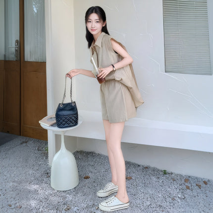 This Year's Trendy and Stylish Women's Summer 2026 New High-End Casual Shorts Set, Cool and Eye-Catching Two-Piece Set