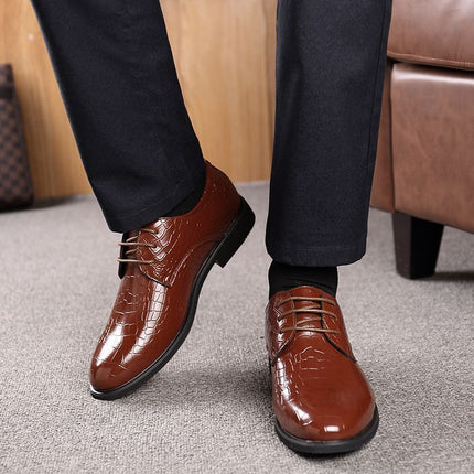 Factory direct 2023 autumn new leather shoes men's business formal leather shoes top layer cowhide daily office non-slip