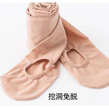 Silicone Bottom Steel Wire Pants Spring Summer and Autumn Steel Silk Stockings Women's Pantyhose Free Leggings Skinny Socks Light Leg Artifact