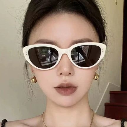 Women's Korean-style cat-eye foreign trade sunglasses trendy fashion Joker sunglasses men's anti-ultraviolet sunglasses wholesale